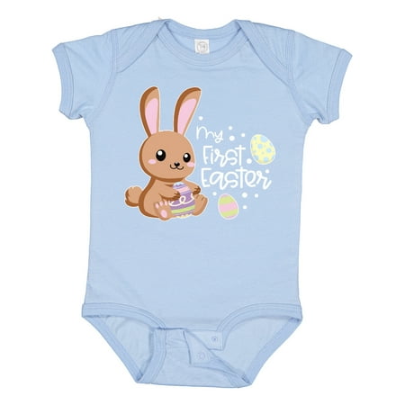 Inktastic My 1st Easter with Cute Brown Bunny and Easter Eggs Gift Baby Boy or Baby Girl Bodysuit
Inktastic My 1st Easter with Cute Brown Bunny and Easter Eggs Gift Baby Boy or Baby Girl Bodysuit