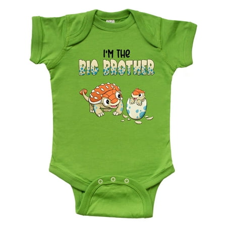 Inktastic I m the Big Brother Ankylosaurus Bros Gift Baby Boy Bodysuit