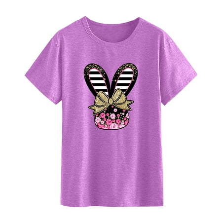 Womens Tops Clearance Victorian Blouse Women s Fashion Short Sleeve T Shirt Soft Casual Blouse Print Tops Round-Neck Oversized T Shirts for Women Purple XL
Womens Tops Clearance Victorian Blouse Women s Fashion Short Sleeve T Shirt Soft Casual Blouse Print Tops Round-Neck Oversized T Shirts for Women Purple XL