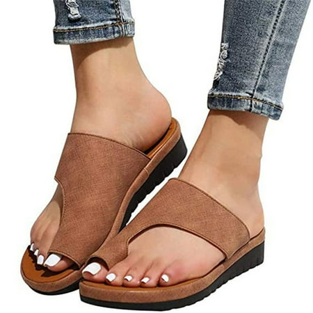 Sandals for Women Platform Open Toe Flip Flops with Anti Slip Sole Summer Beach Supplies Slip-on Shoes 42 Bronze
Sandals for Women Platform Open Toe Flip Flops with Anti Slip Sole Summer Beach Supplies Slip-on Shoes 42 Bronze