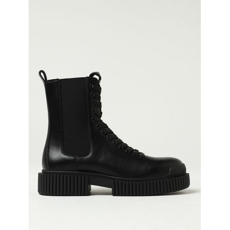 Armani Exchange Flat Ankle Boots Woman Black Woman