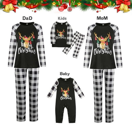 YWDJ Matching Family Pajamas Parent-child Attire Christmas Suit Patchwork Printed Homewear Long Sleeve Pajamas Two-piece Mom Set Black(Black Women S)
YWDJ Matching Family Pajamas Parent-child Attire Christmas Suit Patchwork Printed Homewear Long Sleeve Pajamas Two-piece Mom Set Black(Black Women S)