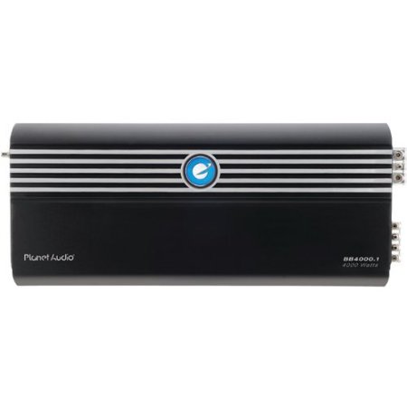 Planet Audio Big Bang Bb4000.1 Car Amplifier - 4000 W Pmpo - 1 Channel - Class D - 100 Db Snr - 10 Hz To 250 Hz - Mosfet Power Supply - 1 X 1.50 Kw @ 4 Ohm (bbd4000-1)