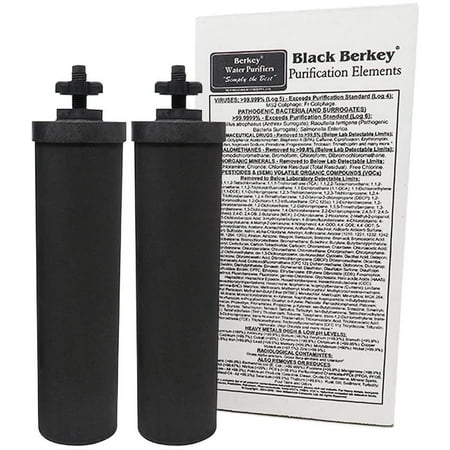 Berkey Authentic Black Berkey Elements BB9-2 Filters for Berkey Water Systems (Set of 2 Black Berkey Elements)
Berkey Authentic Black Berkey Elements BB9-2 Filters for Berkey Water Systems (Set of 2 Black Berkey Elements)