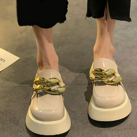 Women s Platform Shoes Half Slippers Fashion Versatile Summer Outdoors for GirlsB
Women s Platform Shoes Half Slippers Fashion Versatile Summer Outdoors for GirlsB