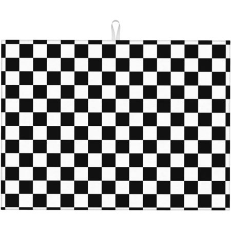 Black White Square Dish Drying Mat For Kitchen Counter Large Absorbent Dish Drainer Super Absorbent Microfiber Dish Drying Pad 18x24 Inch
Black White Square Dish Drying Mat For Kitchen Counter Large Absorbent Dish Drainer Super Absorbent Microfiber Dish Drying Pad 18x24 Inch