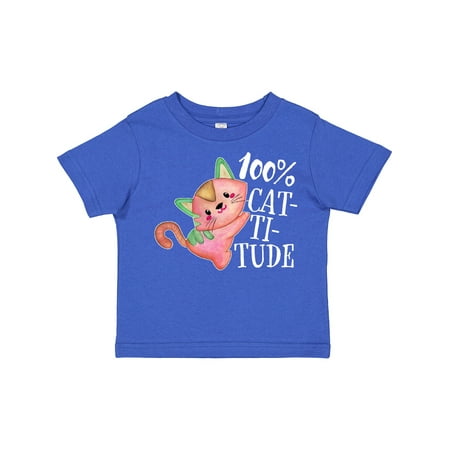Inktastic 100 Percent Cattitude with Cute Cat Gift Toddler Boy or Toddler Girl T-Shirt
Inktastic 100 Percent Cattitude with Cute Cat Gift Toddler Boy or Toddler Girl T-Shirt