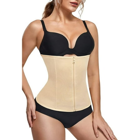 Nebility Waist Trainer Shapewear Mesh Body Shaper Corset Plus Size Trimmer for Tummy Control Waist Cincher for Women Zipper(Beige XX-Large)
Nebility Waist Trainer Shapewear Mesh Body Shaper Corset Plus Size Trimmer for Tummy Control Waist Cincher for Women Zipper(Beige XX-Large)