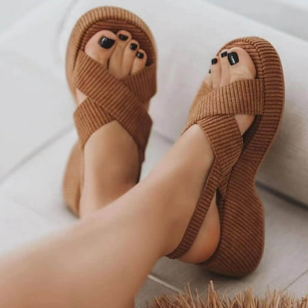 Hvyesh Platform Sandals for Women Casual Summer Flat Shoes Ladies Beach Sandals Summer Non-Slip Causal Slippers Size 5.5
Hvyesh Platform Sandals for Women Casual Summer Flat Shoes Ladies Beach Sandals Summer Non-Slip Causal Slippers Size 5.5