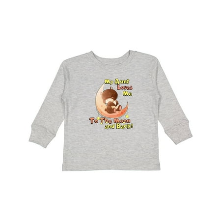 Inktastic My Aunt Loves Me to the Moon and Back Gift Toddler Boy or Toddler Girl Long Sleeve T-Shirt
Inktastic My Aunt Loves Me to the Moon and Back Gift Toddler Boy or Toddler Girl Long Sleeve T-Shirt