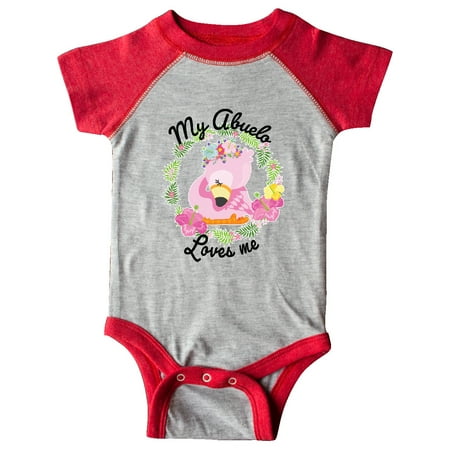 Inktastic Baby Flamingo My Abuelo Loves Me with Flower Wreath Gift Baby Boy or Baby Girl Bodysuit
Inktastic Baby Flamingo My Abuelo Loves Me with Flower Wreath Gift Baby Boy or Baby Girl Bodysuit