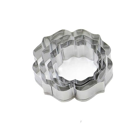 Thinsont 4pcs Stainless Steel Flower Petal Biscuit Fondant Cake Decor Baking Mold silver 6.5*6.5cm 8*8cm
Thinsont 4pcs Stainless Steel Flower Petal Biscuit Fondant Cake Decor Baking Mold silver 6.5*6.5cm 8*8cm