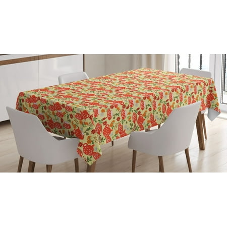 Tea Party Tablecloth Traditional Polka Dots with Teapot and Cups on Floral Composition Background Rectangular Table Cover for Dining Room Kitchen 52 X 70 Inches Multicolor by Ambesonne
Tea Party Tablecloth Traditional Polka Dots with Teapot and Cups on Floral Composition Background Rectangular Table Cover for Dining Room Kitchen 52 X 70 Inches Multicolor by Ambesonne