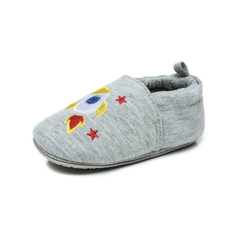 Toyella Baby Shoes 0-3 Years Old Baby Cotton Home Toddler Shoes F 14cm