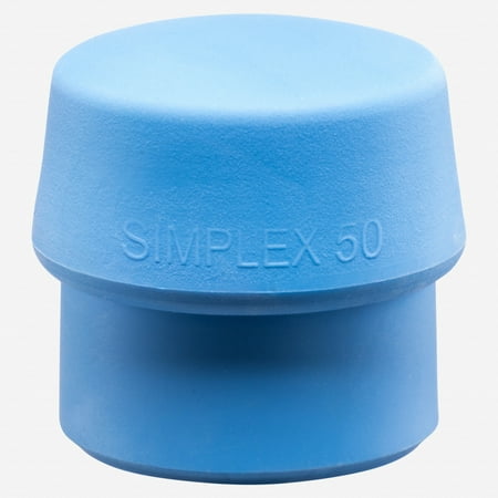 Halder Simplex Soft Blue Rubber Replacement Face Insert Non-Marring 2.36