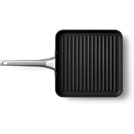 Premier Hard-Anodized Nonstick 11-Inch Square Grill Pan Black