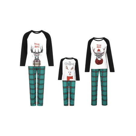 Calsunbaby Christmas Family Pajamas Matching Set Merry Deer Pjs Long Sleeve T-Shirt Tops Plaid Pants Sleepwear Holiday Homewear
Calsunbaby Christmas Family Pajamas Matching Set Merry Deer Pjs Long Sleeve T-Shirt Tops Plaid Pants Sleepwear Holiday Homewear