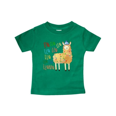 Inktastic Cute Christmas Fa Lla Llama Gift Baby Boy or Baby Girl T-Shirt