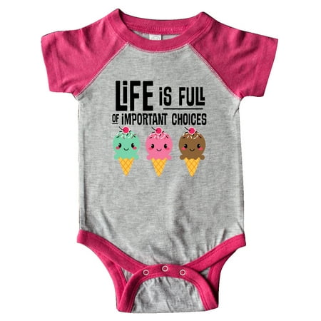 Inktastic Ice Cream Life is Full of Important Choices Gift Baby Boy or Baby Girl Bodysuit
Inktastic Ice Cream Life is Full of Important Choices Gift Baby Boy or Baby Girl Bodysuit