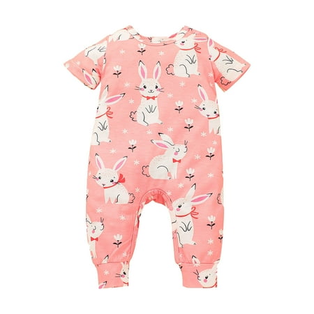 TAIAOJING Baby Romper Girls Printed Cartoon Short Jumpsuit Clothes Rabbit Sleeve Easter Boys Girls Romper&Jumpsuit Onesie Outfit 6-9 Months
TAIAOJING Baby Romper Girls Printed Cartoon Short Jumpsuit Clothes Rabbit Sleeve Easter Boys Girls Romper&Jumpsuit Onesie Outfit 6-9 Months