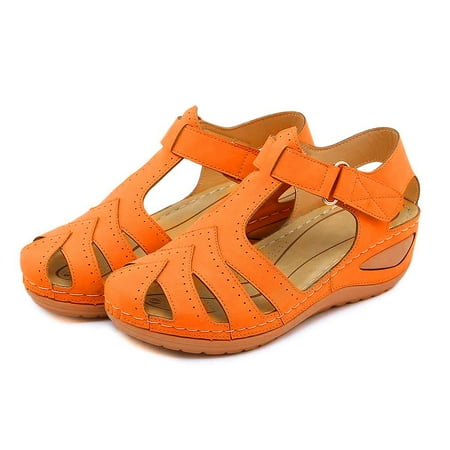 Hinvhai Girls Summer Shoes Clearance Women s Ladies Girls Comfortable Ankle Hollow Round Toe Sandals Soft Sole Shoes Orange 9.5(42)
Hinvhai Girls Summer Shoes Clearance Women s Ladies Girls Comfortable Ankle Hollow Round Toe Sandals Soft Sole Shoes Orange 9.5(42)