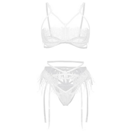 Intimates New Fashion Lace Lingerie Underwear Sleepwear Nightdress Pajamas Garter Polyester no underwire sports bra White
Intimates New Fashion Lace Lingerie Underwear Sleepwear Nightdress Pajamas Garter Polyester no underwire sports bra White