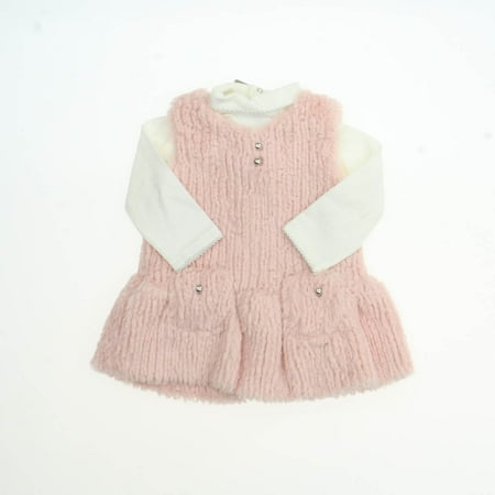 Pre-owned Mayoral Girls Pink | White Jumper size: 6 Months