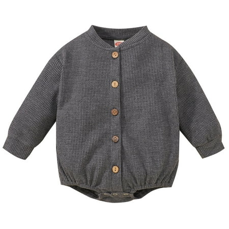 JDEFEG 18 To 24 Month Boy Clothes Baby Girls Boys Winter Long Sleeve Solid Thickened Warm Romper Tops Toddler Bodysuit Boy 2T Onesies for Baby Boy Cotton Blend Dark Gray 90
JDEFEG 18 To 24 Month Boy Clothes Baby Girls Boys Winter Long Sleeve Solid Thickened Warm Romper Tops Toddler Bodysuit Boy 2T Onesies for Baby Boy Cotton Blend Dark Gray 90