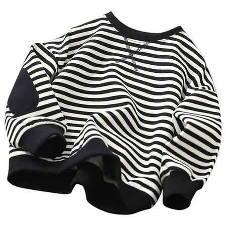 Boys Girls Classic Striped Sweatshirt Color Block Crew Neck Long Sleeve Shirt Casual Loose Pullover Tops Sweater Baby Shirt Baby Sweater 12-18 Months Juniors Tops for Teen Girls Comfy Jr Toddler Boys
Boys Girls Classic Striped Sweatshirt Color Block Crew Neck Long Sleeve Shirt Casual Loose Pullover Tops Sweater Baby Shirt Baby Sweater 12-18 Months Juniors Tops for Teen Girls Comfy Jr Toddler Boys