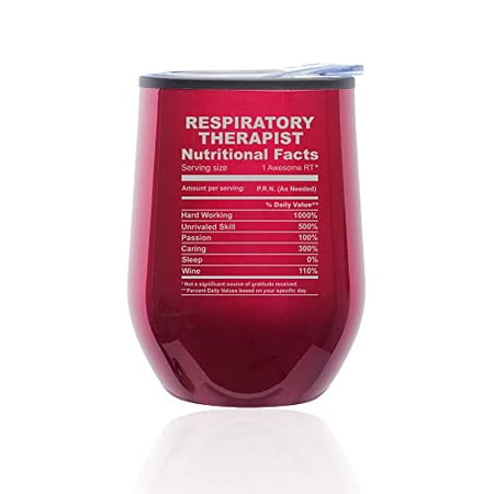 Stemless Wine Tumbler Coffee Travel Mug Glass with Lid Respiratory Therapist Nutrition Facts Funny Gift (Fuchsia)
Stemless Wine Tumbler Coffee Travel Mug Glass with Lid Respiratory Therapist Nutrition Facts Funny Gift (Fuchsia)