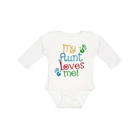 Inktastic My Aunt Loves Me Outfit Gift Baby Boy or Baby Girl Long Sleeve Bodysuit
Inktastic My Aunt Loves Me Outfit Gift Baby Boy or Baby Girl Long Sleeve Bodysuit