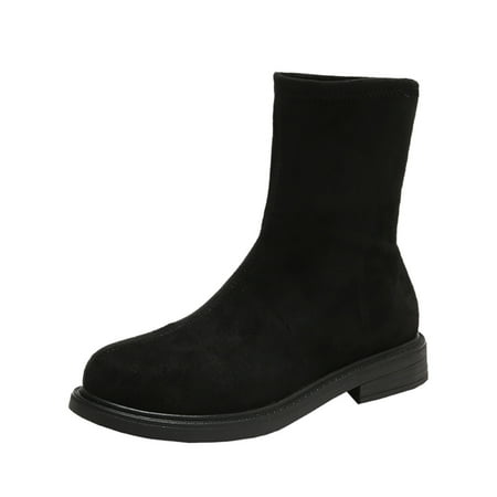 Ki-8Jcud Short Winter Boots Ladies Fashion Solid Color Elastic Suede Warm Plush Flat Bottomed Casual Short Boots Flat Booties Women Boots Boots For Women With Heel Comfortable Womens Boots Leather B
Ki-8Jcud Short Winter Boots Ladies Fashion Solid Color Elastic Suede Warm Plush Flat Bottomed Casual Short Boots Flat Booties Women Boots Boots For Women With Heel Comfortable Womens Boots Leather B