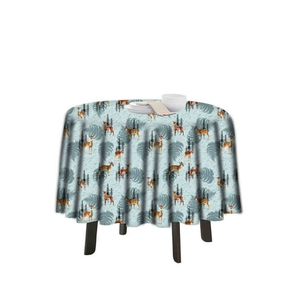 eloria Animal Printed Round Table Cloth Resistant Washable Decorative Table Cover for Dining Table
eloria Animal Printed Round Table Cloth Resistant Washable Decorative Table Cover for Dining Table