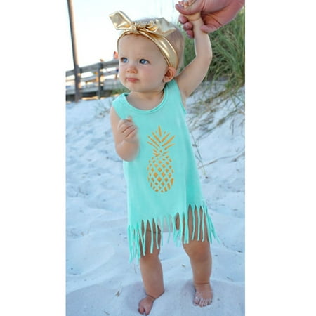 Gwiyeopda Baby Kids Girl Dress Pineapple Fringe Dresses Tassel Sundress Outfits 0-5 Years
Gwiyeopda Baby Kids Girl Dress Pineapple Fringe Dresses Tassel Sundress Outfits 0-5 Years