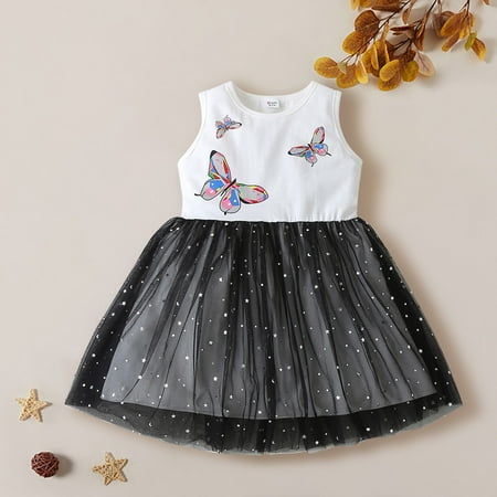 Leutsin Toddler Kids Baby Girls Summer Sleeveless Butterfly Mesh Dress Princess Dress
Leutsin Toddler Kids Baby Girls Summer Sleeveless Butterfly Mesh Dress Princess Dress