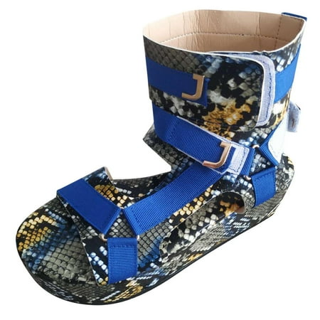 Juebong Rainbow Platform Sandals for Women Open Toe Ankel Strap Platform Sandal Beach Shoes Blue 6
Juebong Rainbow Platform Sandals for Women Open Toe Ankel Strap Platform Sandal Beach Shoes Blue 6