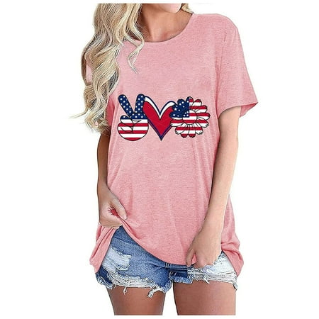 Short Sleeve Womens Tops Clearance Corset Tops for Women Floral Women s Fashion Casual Printing O-Neck Loose Short Sleeve T-shirt Pullover Tops Cropped T Shirts for Women Pink XXL
Short Sleeve Womens Tops Clearance Corset Tops for Women Floral Women s Fashion Casual Printing O-Neck Loose Short Sleeve T-shirt Pullover Tops Cropped T Shirts for Women Pink XXL