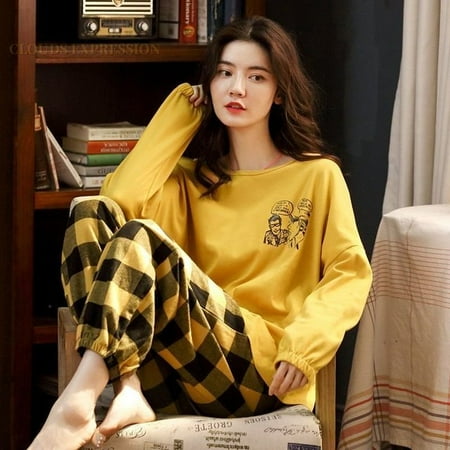 QWZNDZGR Autumn Sleep Lounge Pajama Long Sleeved Top Polka Dots Women Pajama Sets Cartoon Pyjamas Cotton Sleepwear Women M L XL XXL XXXL
QWZNDZGR Autumn Sleep Lounge Pajama Long Sleeved Top Polka Dots Women Pajama Sets Cartoon Pyjamas Cotton Sleepwear Women M L XL XXL XXXL