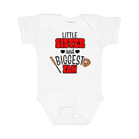 Inktastic Little Sister and Biggest Fan Baseball Glove and Bat Gift Baby Girl Bodysuit
Inktastic Little Sister and Biggest Fan Baseball Glove and Bat Gift Baby Girl Bodysuit