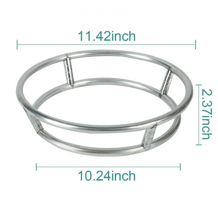 Innerwin Storage Pan Wok Ring Double Layers Stainless Steel Rack Thickened Kitchen Pot Anti-Scalding Professional Stand Outdoor 29cm pot circle none
Innerwin Storage Pan Wok Ring Double Layers Stainless Steel Rack Thickened Kitchen Pot Anti-Scalding Professional Stand Outdoor 29cm pot circle none