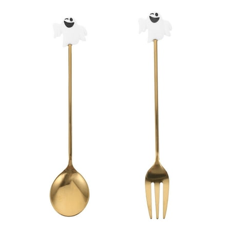 1 Set Halloween Spoon Fork Kit Stainless Steel Coffee Spoon Dessert Fork Ghost Halloween Tableware
1 Set Halloween Spoon Fork Kit Stainless Steel Coffee Spoon Dessert Fork Ghost Halloween Tableware