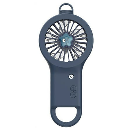 ZYmall Cool Fan Rechargeable Adjustable Buckle Humidification Design Handheld Office Outdoor Misting Air Cooler for Summer