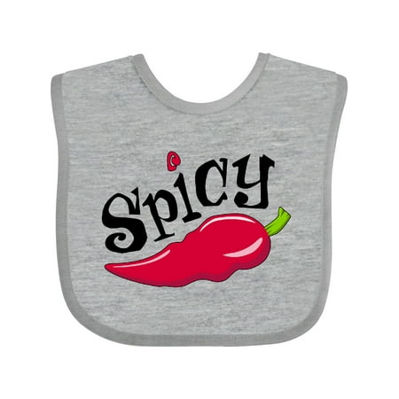 Inktastic Spicy- Hot Chili Pepper Gift Baby Boy or Baby Girl Bib