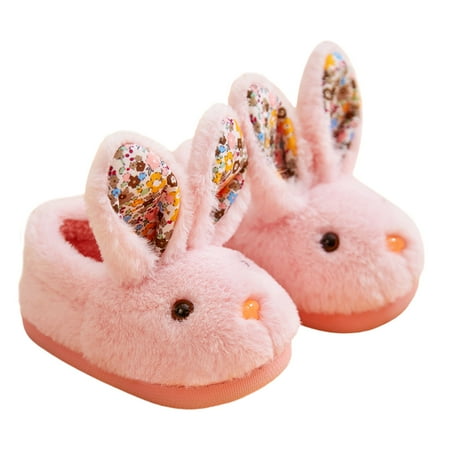 Kids Boys Girls Slippers Toddler Cartoon Rabbit Animals Slippers Winter Spring Anti-Slip Soft Sole House Indoor Shoes 
Kids Boys Girls Slippers Toddler Cartoon Rabbit Animals Slippers Winter Spring Anti-Slip Soft Sole House Indoor Shoes