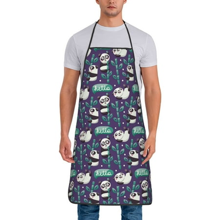 Aprons for Men Women - Funny Cute Panda Cooking Kitchen Apron Chef Apron Waterproof Apron for Painting Pottery Baking BBQ Gardening Salon Gift For women Men
Aprons for Men Women - Funny Cute Panda Cooking Kitchen Apron Chef Apron Waterproof Apron for Painting Pottery Baking BBQ Gardening Salon Gift For women Men
