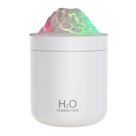 Kafsov Volcano Humidifier USB Powered Fine Mist Low Noise Skin Moisturizing Auto Shut-off for Home Office White
Kafsov Volcano Humidifier USB Powered Fine Mist Low Noise Skin Moisturizing Auto Shut-off for Home Office White