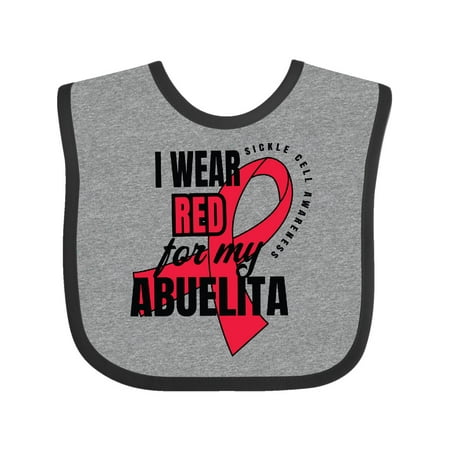 Inktastic Sickle Cell Awareness I Wear Red For My Abuelita Gift Baby Boy or Baby Girl Bib
Inktastic Sickle Cell Awareness I Wear Red For My Abuelita Gift Baby Boy or Baby Girl Bib