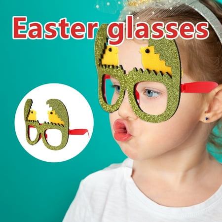 EJWQWQE Easter Animal Glasses Easter Party Decoive Funny Glasses