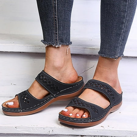 Fjofpr Slippers for Women Women s Casual Platform Qedge Heel Open Toe Plus Size Sandals And Slippers Hot
Fjofpr Slippers for Women Women s Casual Platform Qedge Heel Open Toe Plus Size Sandals And Slippers Hot