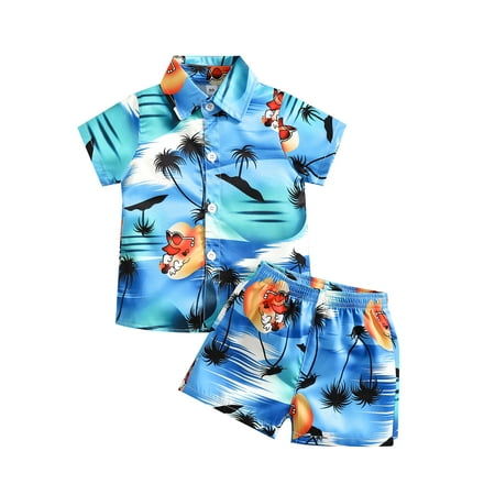 wybzd Toddler Baby Boys Clothes Gentleman Coconut Sailboat Print T-shirts Shorts Summer Beach Outfits Blue 1-2 Years
wybzd Toddler Baby Boys Clothes Gentleman Coconut Sailboat Print T-shirts Shorts Summer Beach Outfits Blue 1-2 Years